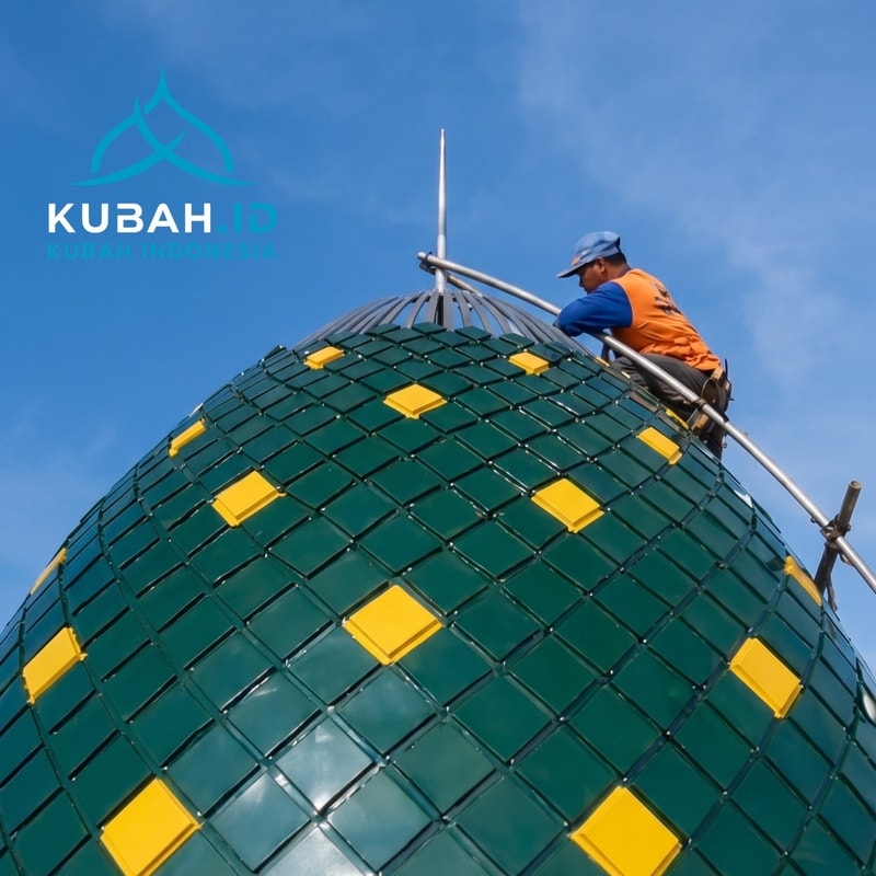 Kubah masjid galvalum — Kubah.id