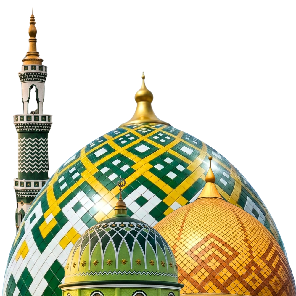 Pengerjaan kubah masjid oleh tim Kubah.id